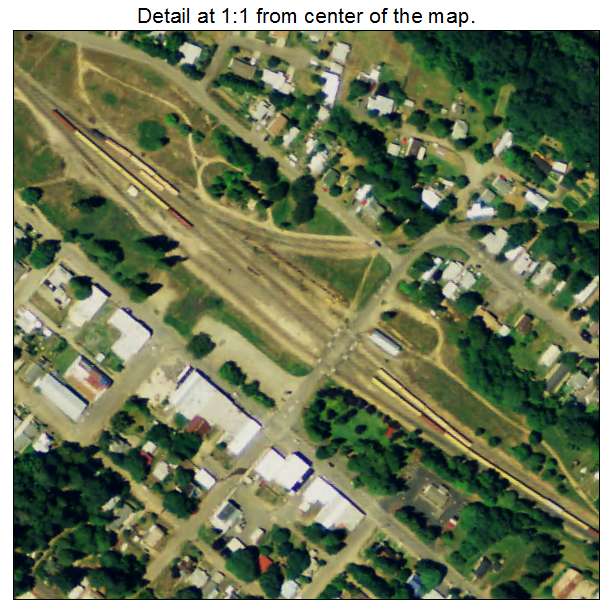 Glendale, Oregon aerial imagery detail
