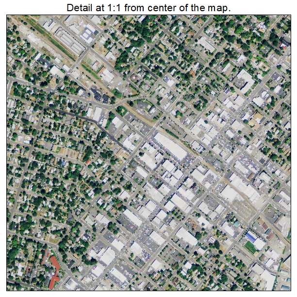 Grants Pass, Oregon aerial imagery detail
