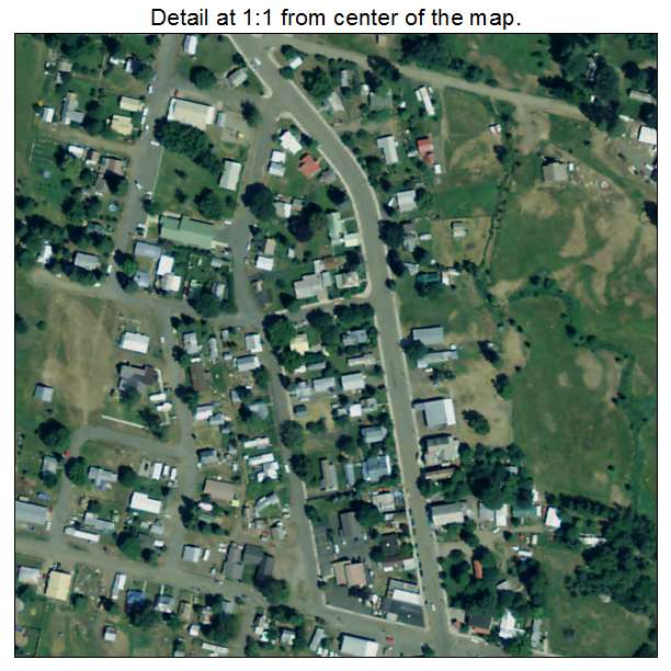 Halfway, Oregon aerial imagery detail