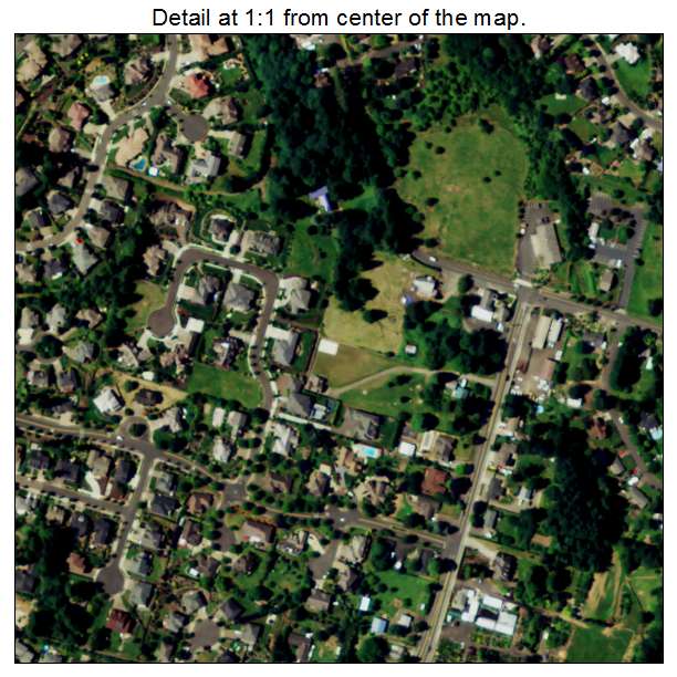 Happy Valley, Oregon aerial imagery detail