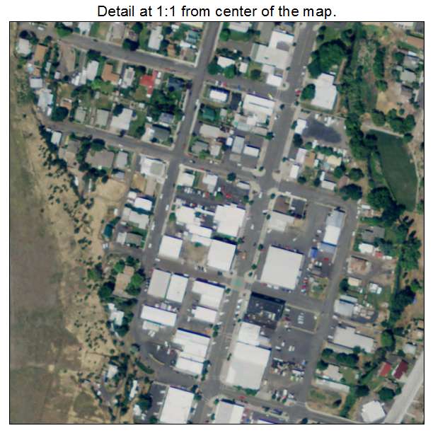 Heppner, Oregon aerial imagery detail