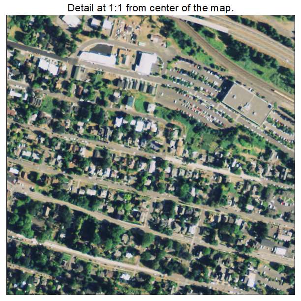 Hood River, Oregon aerial imagery detail