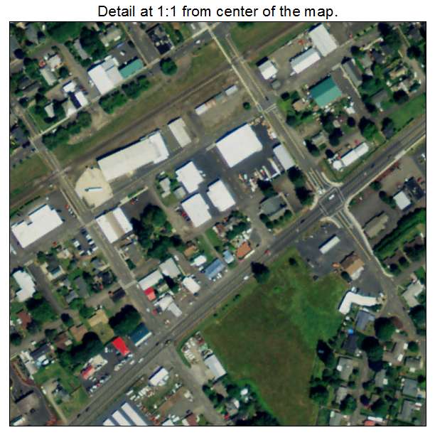 Hubbard, Oregon aerial imagery detail