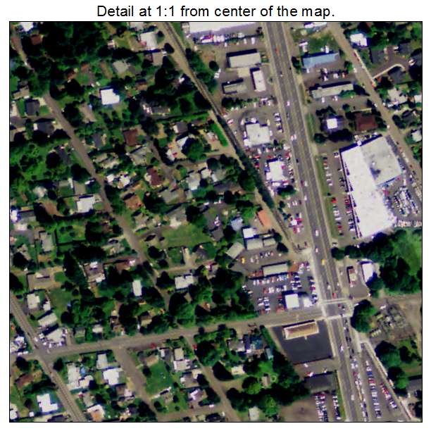 Jennings Lodge, Oregon aerial imagery detail