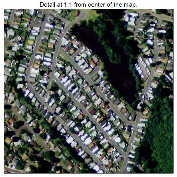 Johnson City, Oregon aerial imagery detail