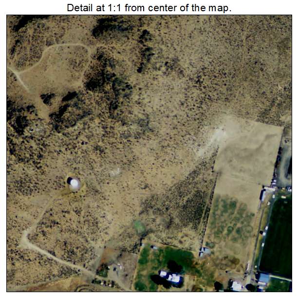 Jordan Valley, Oregon aerial imagery detail