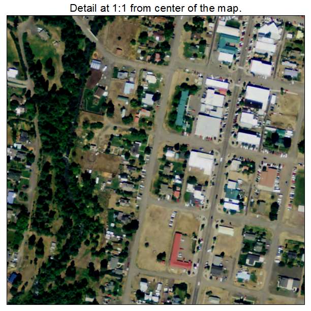 Joseph, Oregon aerial imagery detail