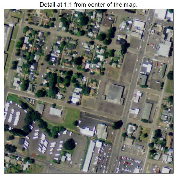 Junction City, Oregon aerial imagery detail