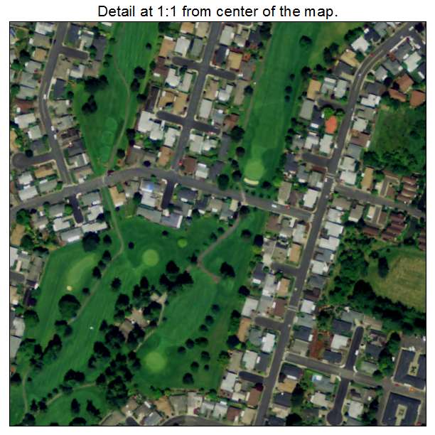 King City, Oregon aerial imagery detail