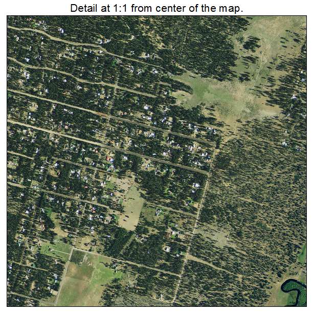 La Pine, Oregon aerial imagery detail