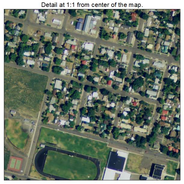 Lakeview, Oregon aerial imagery detail