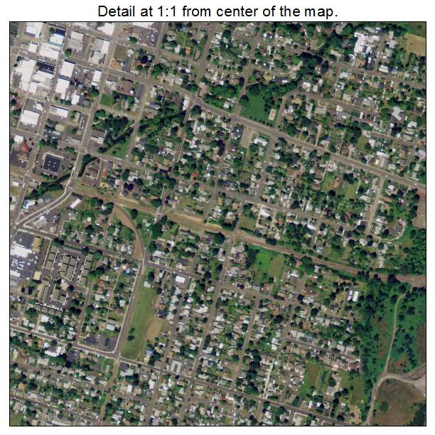 Lebanon, Oregon aerial imagery detail