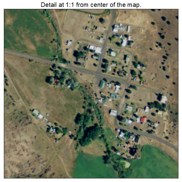 Lonerock, Oregon aerial imagery detail