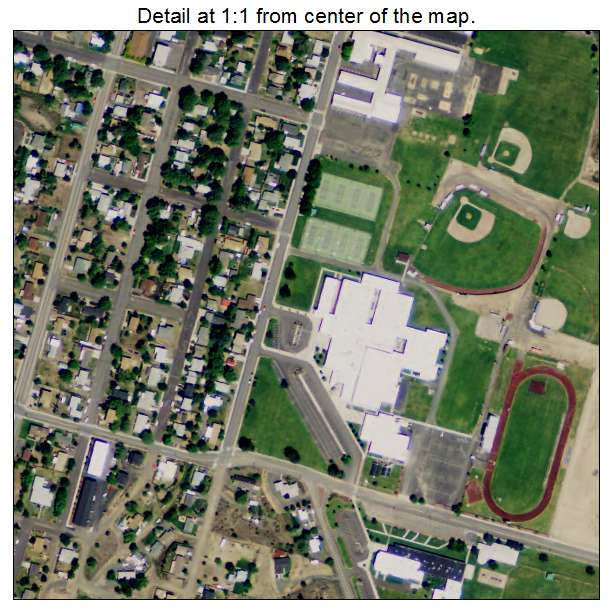 Madras, Oregon aerial imagery detail