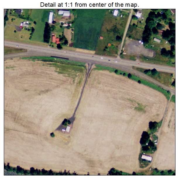 Mehama, Oregon aerial imagery detail