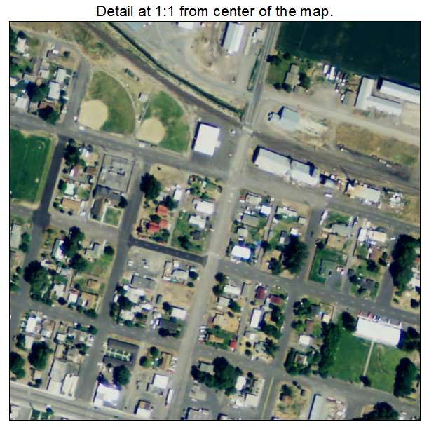 Merrill, Oregon aerial imagery detail