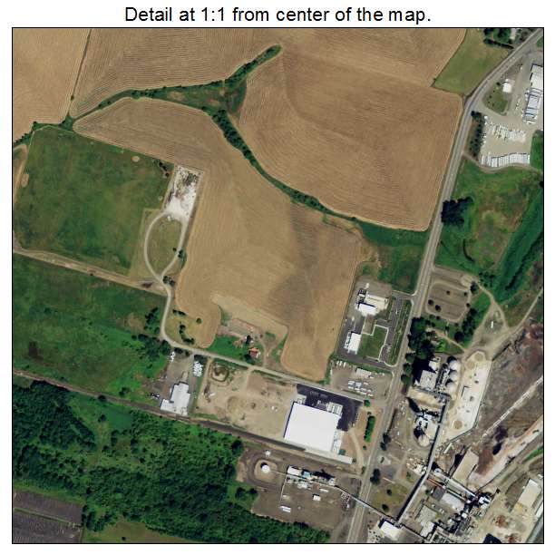 Millersburg, Oregon aerial imagery detail