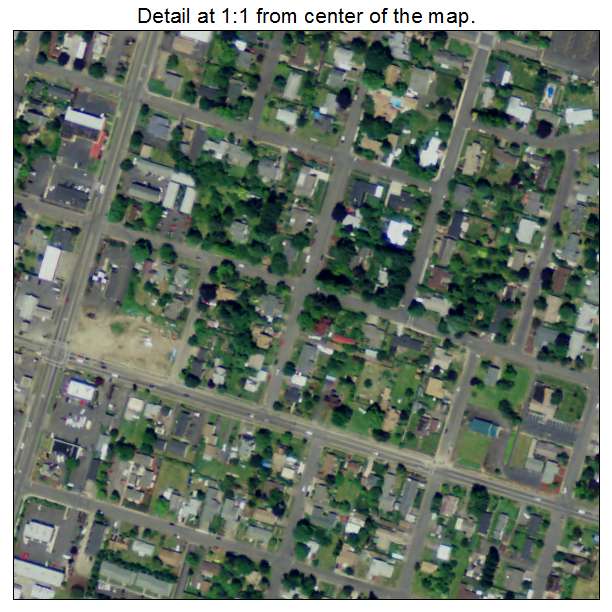 Monmouth, Oregon aerial imagery detail