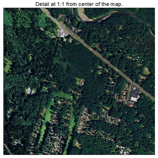 Mount Hood Village, Oregon aerial imagery detail