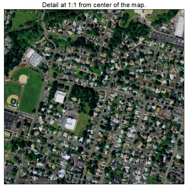 Newberg, Oregon aerial imagery detail