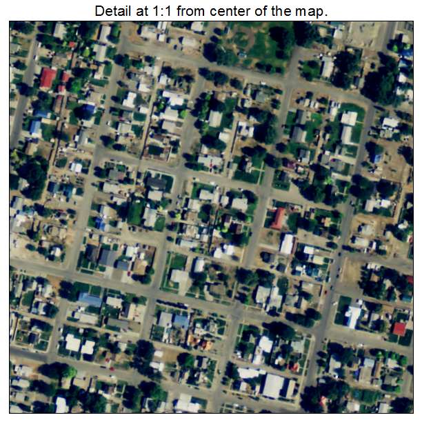 Nyssa, Oregon aerial imagery detail