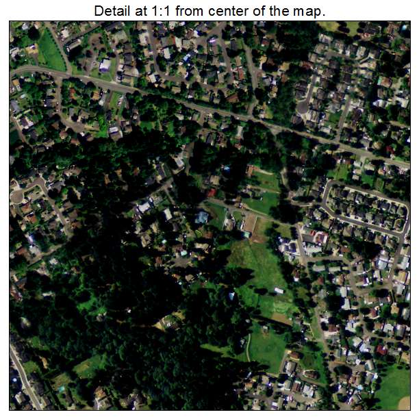 Oatfield, Oregon aerial imagery detail