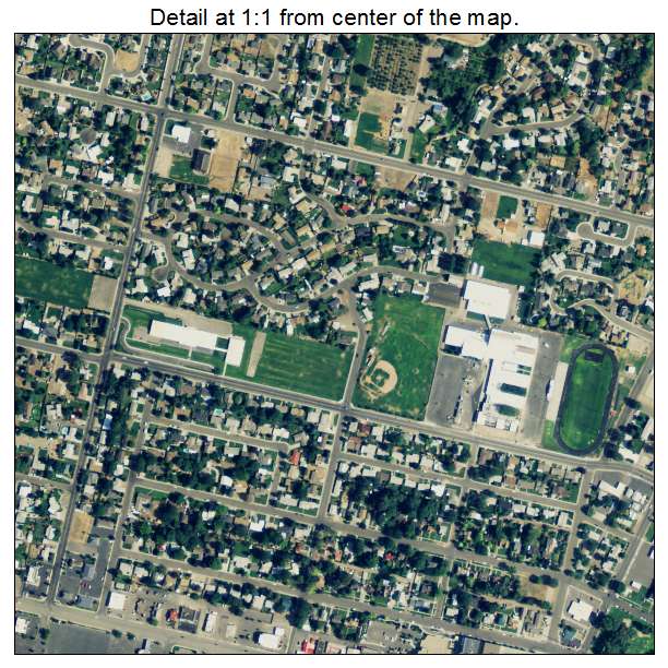 Ontario, Oregon aerial imagery detail