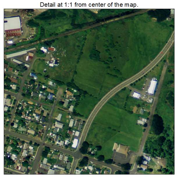 Philomath, Oregon aerial imagery detail