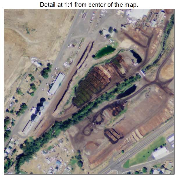 Pilot Rock, Oregon aerial imagery detail