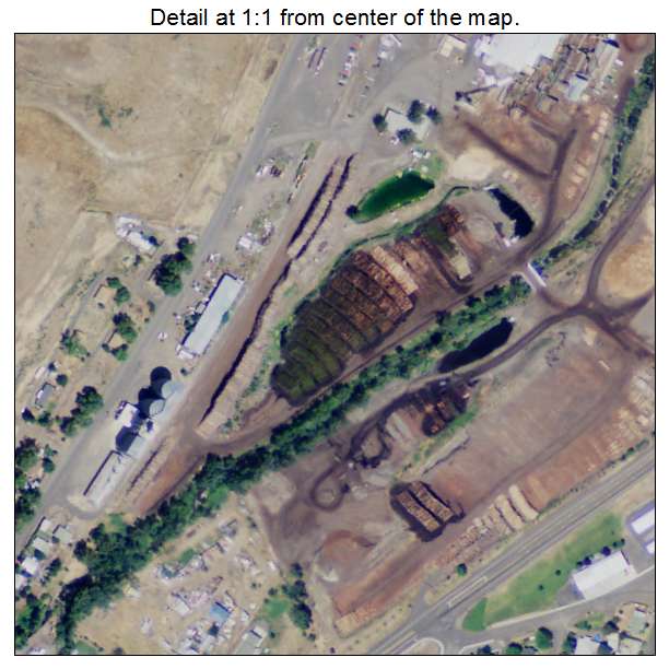 Pilot Rock, Oregon aerial imagery detail