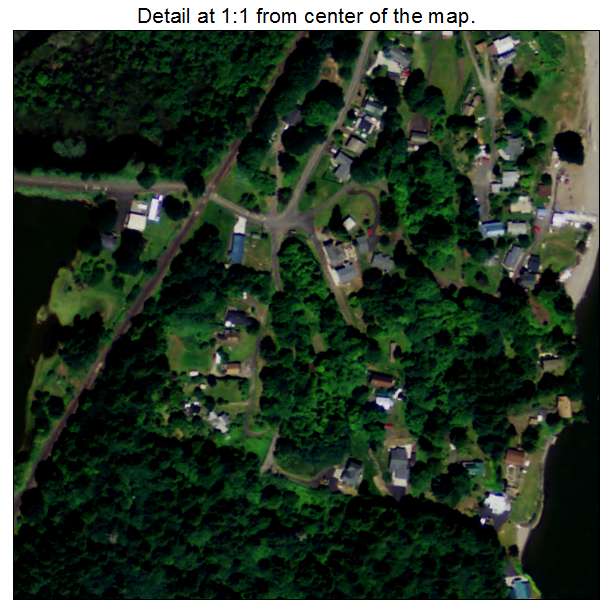 Prescott, Oregon aerial imagery detail