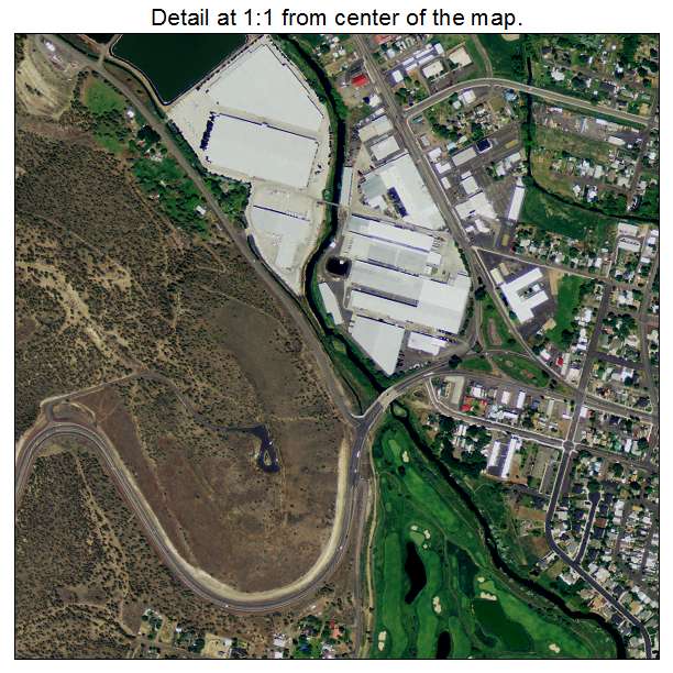Prineville, Oregon aerial imagery detail