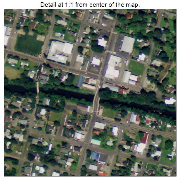 Scio, Oregon aerial imagery detail