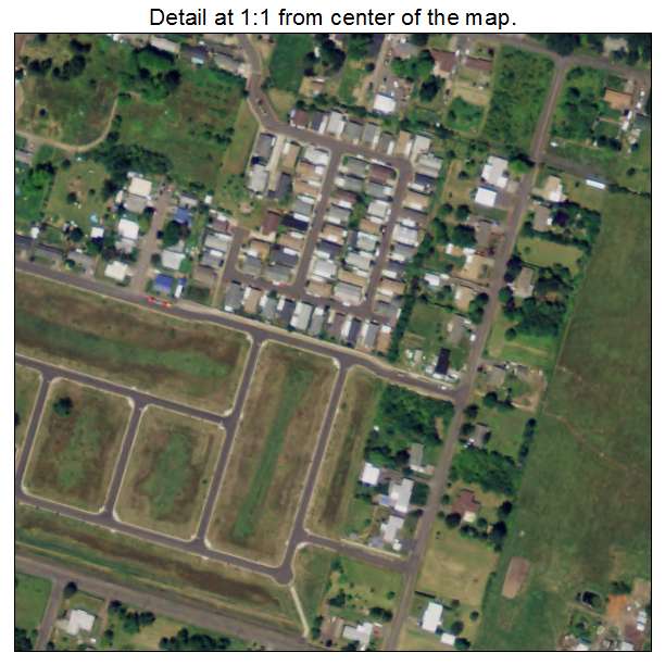 South Lebanon, Oregon aerial imagery detail