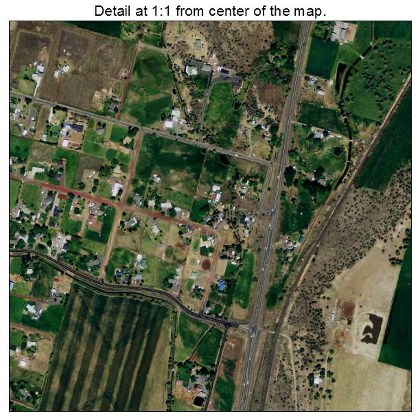 Terrebonne, Oregon aerial imagery detail