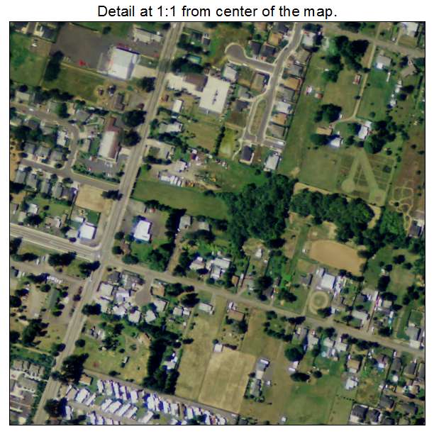 Veneta, Oregon aerial imagery detail