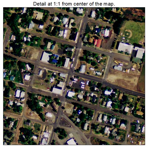 Wasco, Oregon aerial imagery detail