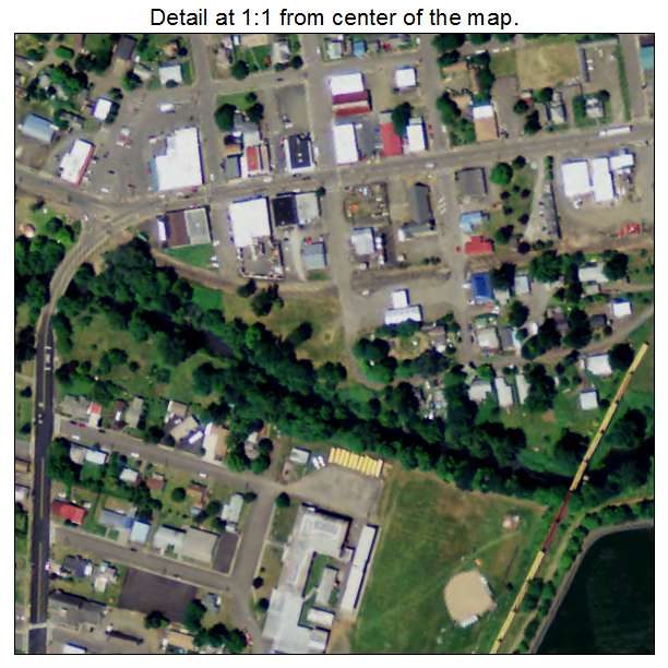 Aerial Photography Map of Willamina, OR Oregon