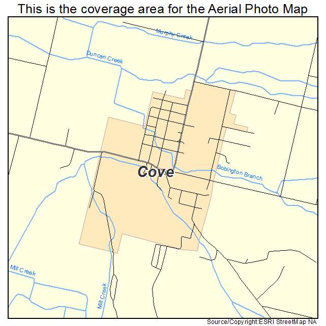 Cove, OR location map 