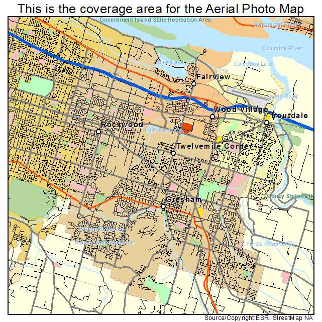 Gresham, OR location map 