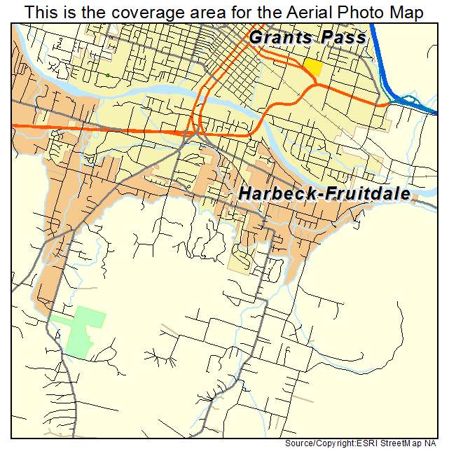 Harbeck Fruitdale, OR location map 