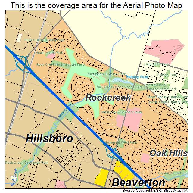 Rockcreek, OR location map 