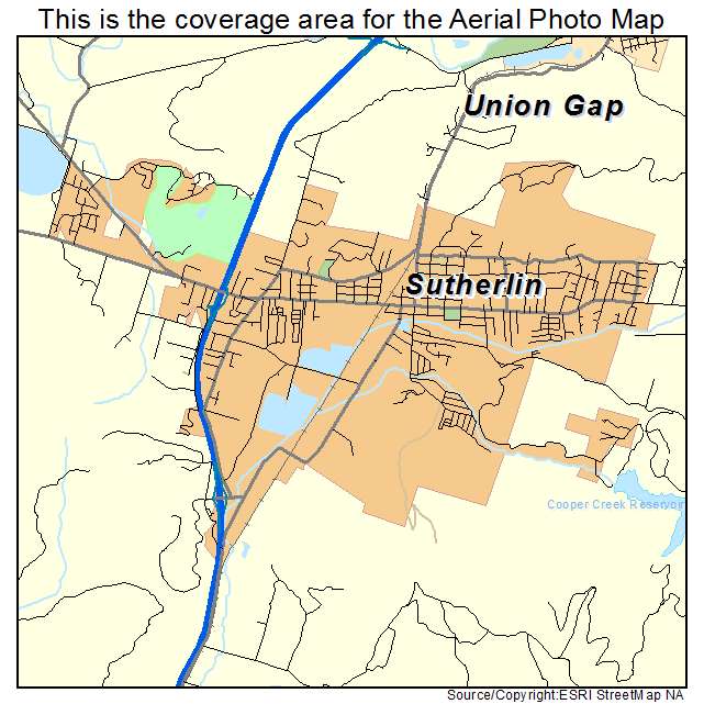 Sutherlin, OR location map 