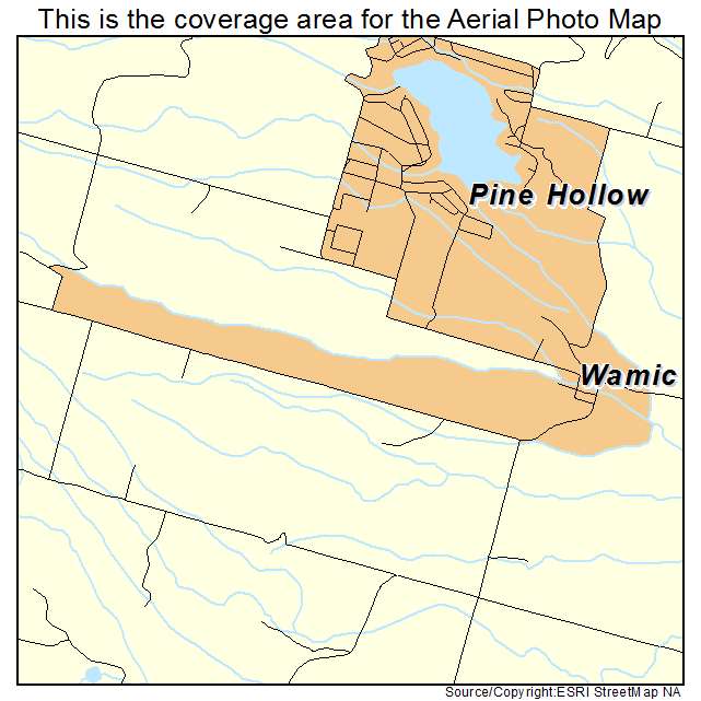 Wamic, OR location map 