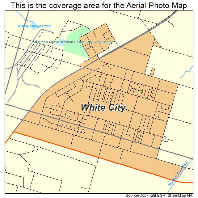 White City, OR location map 