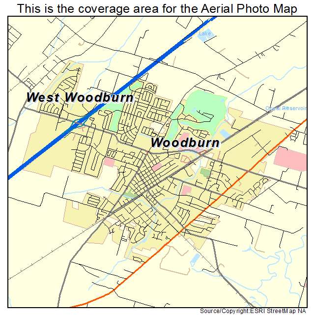 Woodburn, OR location map 