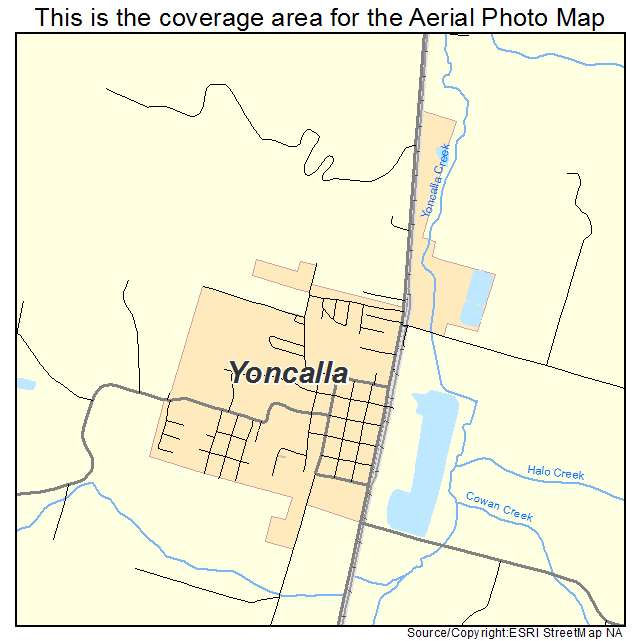 Yoncalla, OR location map 