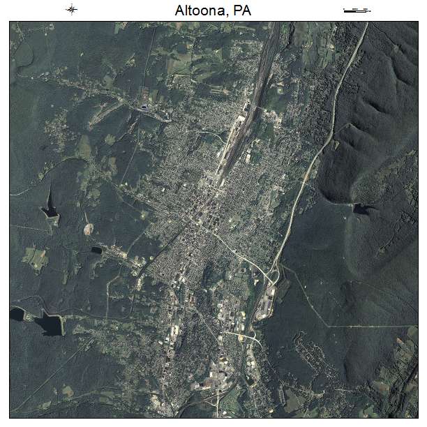 Altoona, PA air photo map