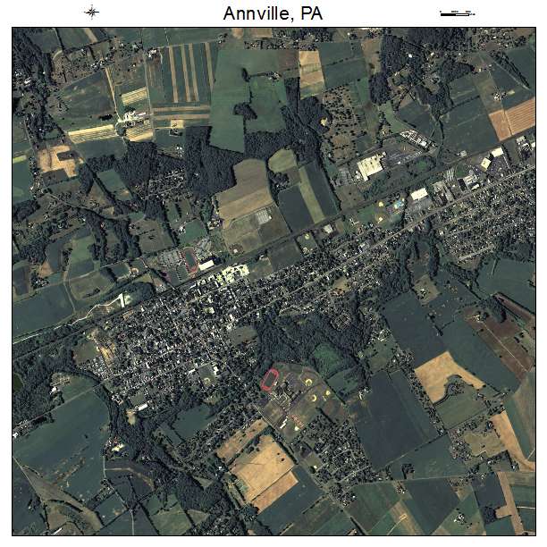 Annville, PA air photo map