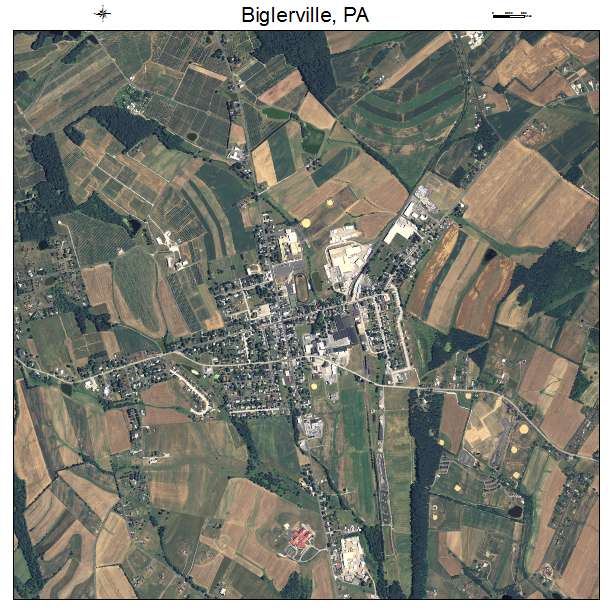 Biglerville, PA air photo map